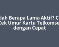 Sudah Berapa Lama Aktif? Cara Cek Umur Kartu Telkomsel dengan Cepat