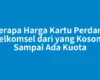 Berapa Harga Kartu Perdana Telkomsel dari yang Kosong Sampai Ada Kuota