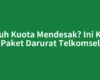 Butuh Kuota Mendesak? Ini Kode Paket Darurat Telkomsel