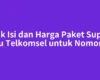 Cek Isi dan Harga Paket Super Seru Telkomsel untuk Nomormu